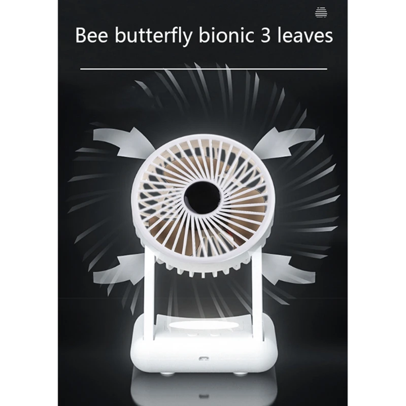 

Battery Operated Fan, Handheld Small Fan Portable Fan Mini Personal Fan for Home Office Table and Desktop