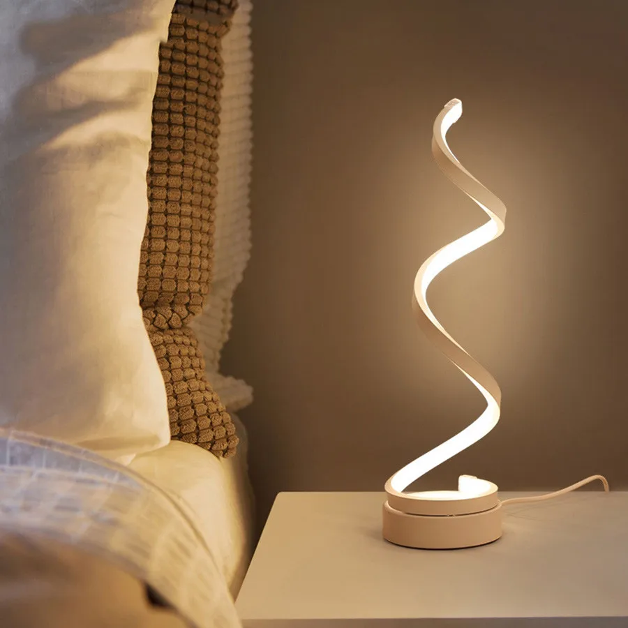 

Современный светодиодный глаз Защитная спираль настольная лампа ЕС/штепсельная вилка американского стандарта офиса светильник Гостиная С...