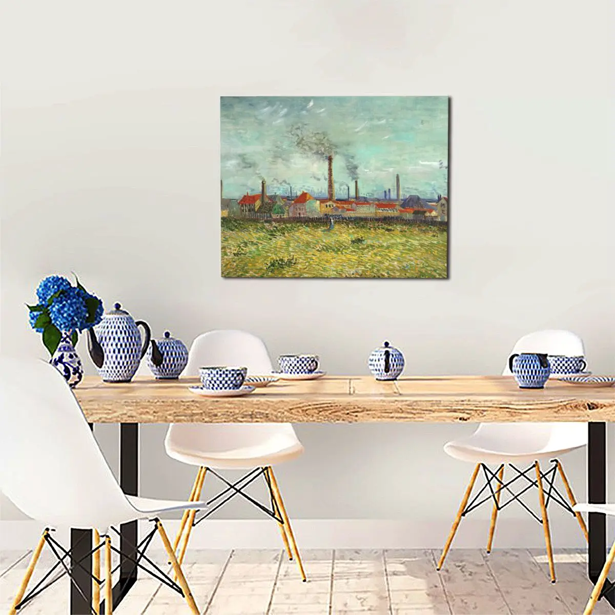

Van Gogh Painting Wood Hall Decoration Pictures Fashion Antique Room Decor