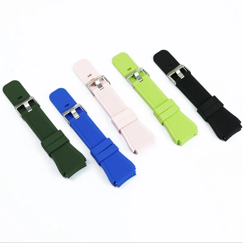 

1pc 22mm Silicone Band For Samsung Galaxy Watch Active 2 Sports Watch Strap