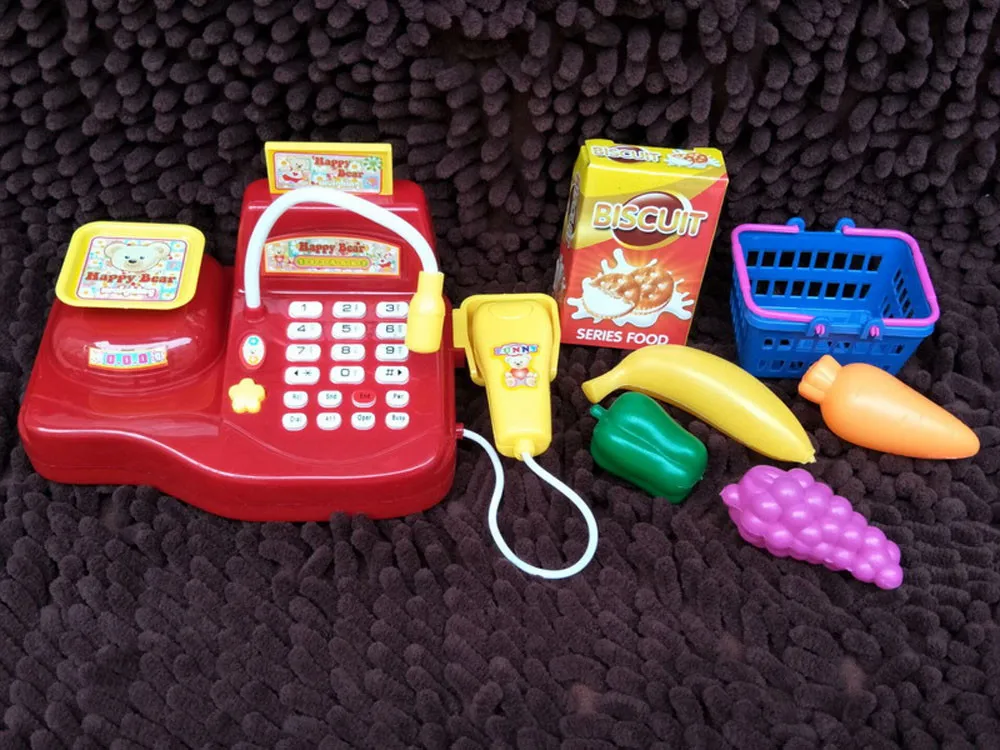 Для детей ролевая игра моделирование электронная игрушечная касса реалистичные