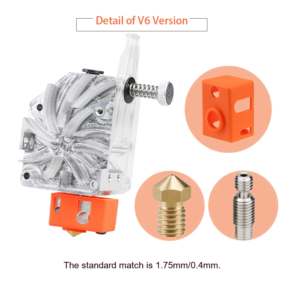 metal plastic b wind v6 dual drive mk8 extruder for simple installation ender 3 short distance printing 3d printer parts free global shipping