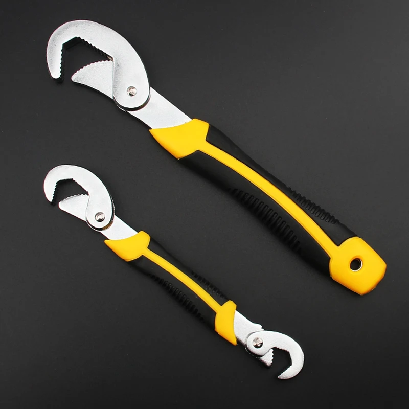 6-32mm Multifunctional 2pcs Universal Wrench Adjustable Handle Wrench Set Open End Wrench Spanner Hand Tool