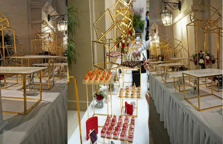 Демонстрационный стеллаж для десертного стола подставка торта буфетный банкет