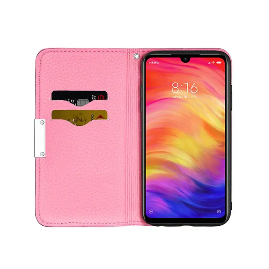 Автоматическая Адсорбция чехол для телефона из искусственной кожи для Xiaomi Redmi 7A 6 K20 Pro кошелек чехол для Xiaomi Redmi Note 6 7 Pro откидная крышка
