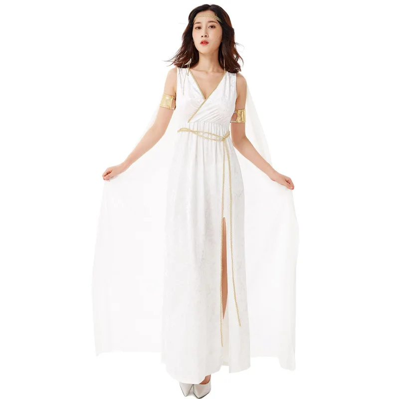 

Стрейчевая юбка с разрезом для скандинавской мифологии, греческая статуя свободы, костюм для косплея