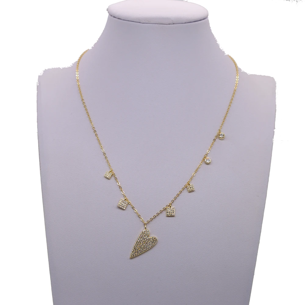 Настоящее серебро 925 пробы регулируемое ожерелье ювелирные изделия с сердцем