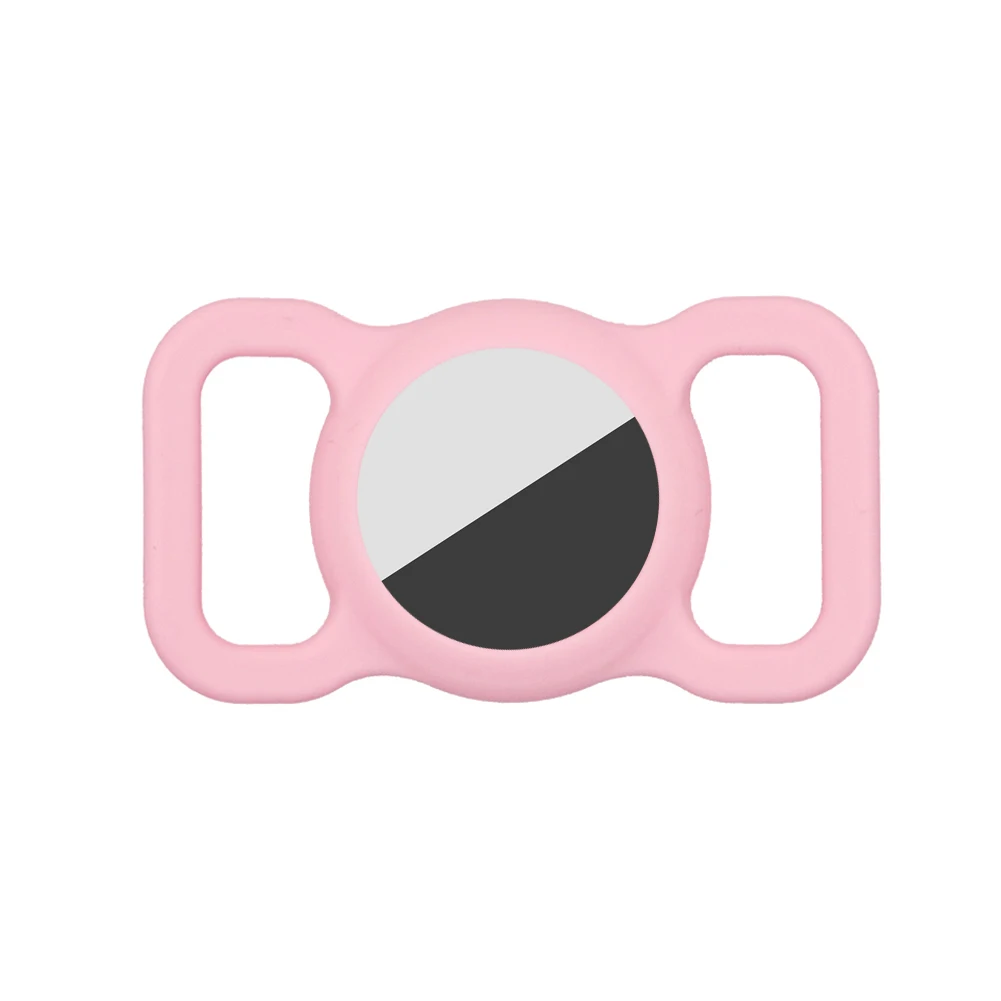 Silicone Case Cover for Air Tags Tracker Protector Pet Anti-Lost Dog Cat Collar Loop Protective Shell Tag | Электроника