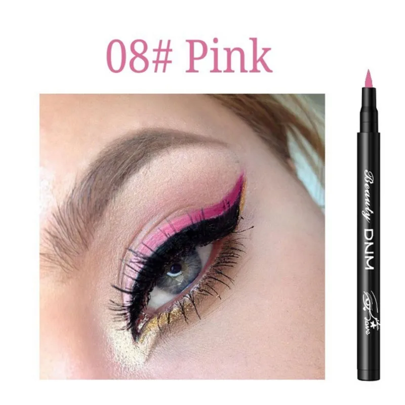 

12 Color Matte Eyeliner Liquid Pencil Waterproof Make Up Eye Liner Beauty Cosmetics Color Green Blue Eyeliner Pen Makeup Tools