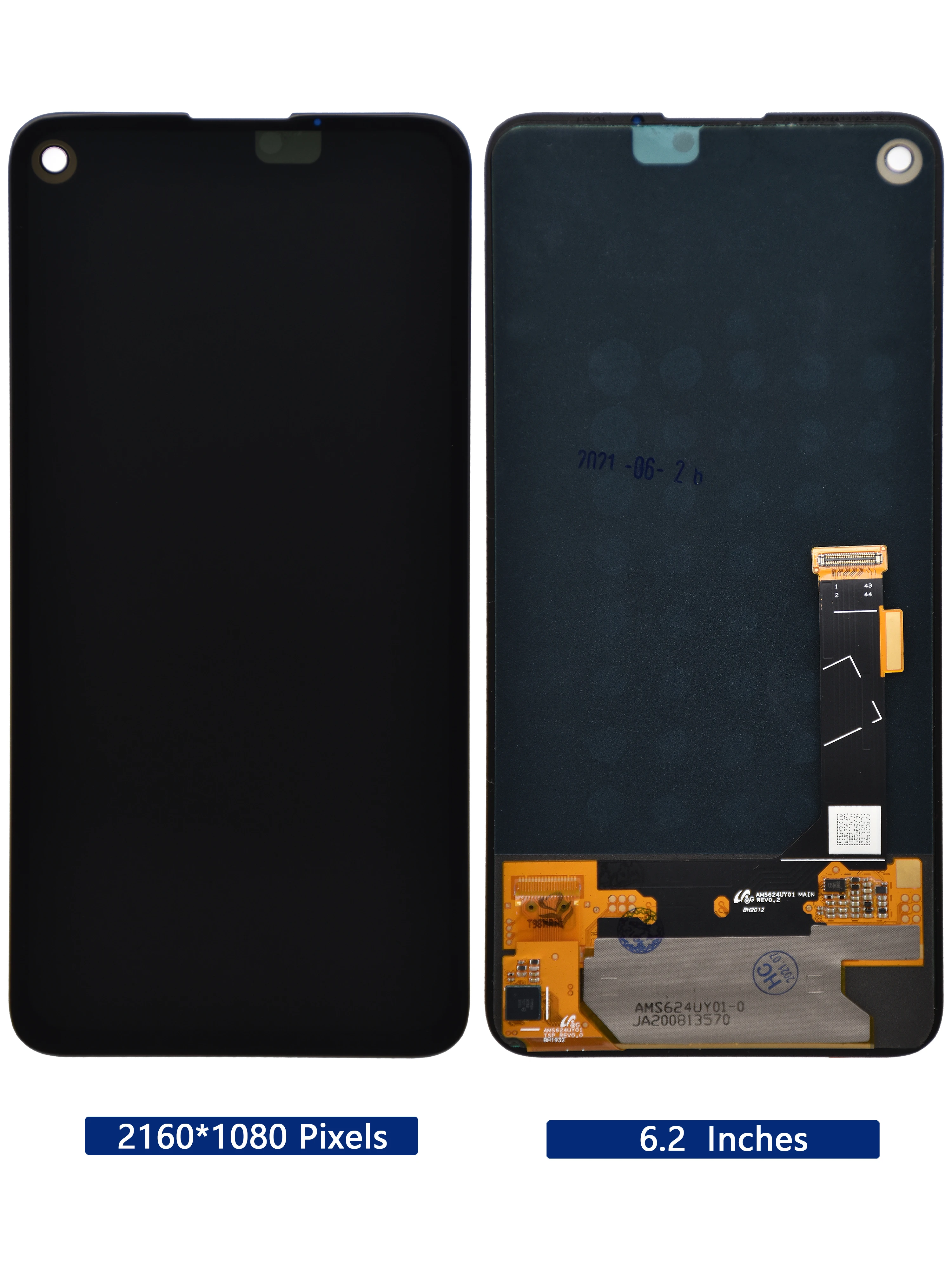 Pantalla LCD de 6,2 pulgadas Original para Google Pixel 4a 5G, digitalizador t&aacute;ctil para Google Pixel 4a-1