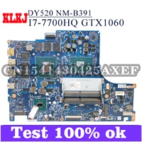 klkj nm b391 laptop motherboard for lenovo y520 15ikbm r720 15 original mainboard i7 7700hq gtx1060