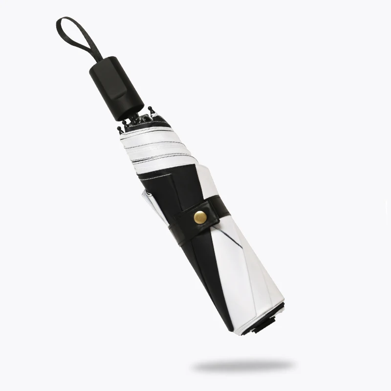 Складной зонт с черным покрытием Солнцезащитные Зонтики котом дождем женский