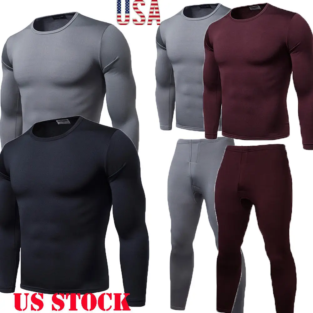 Лидер продаж Мужская зимняя теплая Базовая термомягкая флисовая подкладка топ