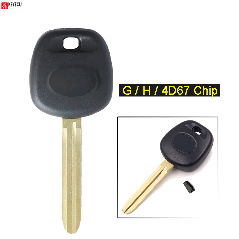 Запасной транспондер KEYECU брелок зажигания для автомобильного ключа H (8A)/ G/ 4D67 чип