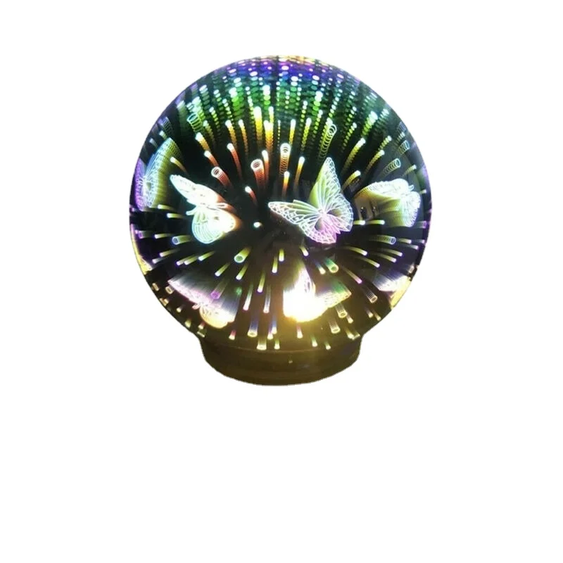 

3D LED Night Lights USB Projector Magic Ball Lamp Butterfly Fireworks Decor Gift Creative Desk Lamp For Birthday Lovely Design