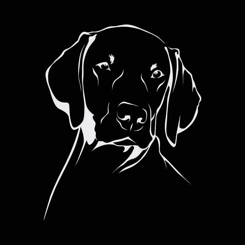 

Dog Animals Pets Vinyl Decal Car Sticker Cartoon Black/Silver 13X16.2CM