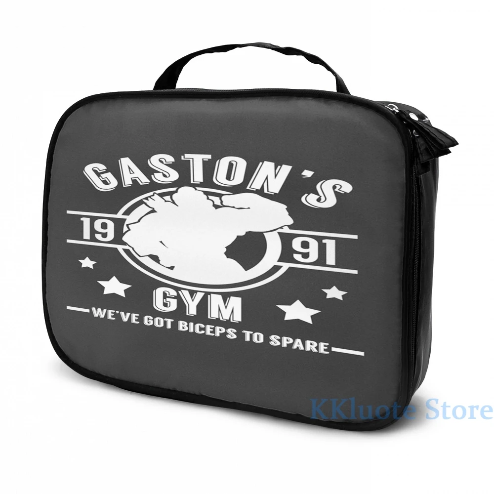Забавный графический принт Gaston's Gym (белая версия) рюкзак с USB-зарядкой мужские