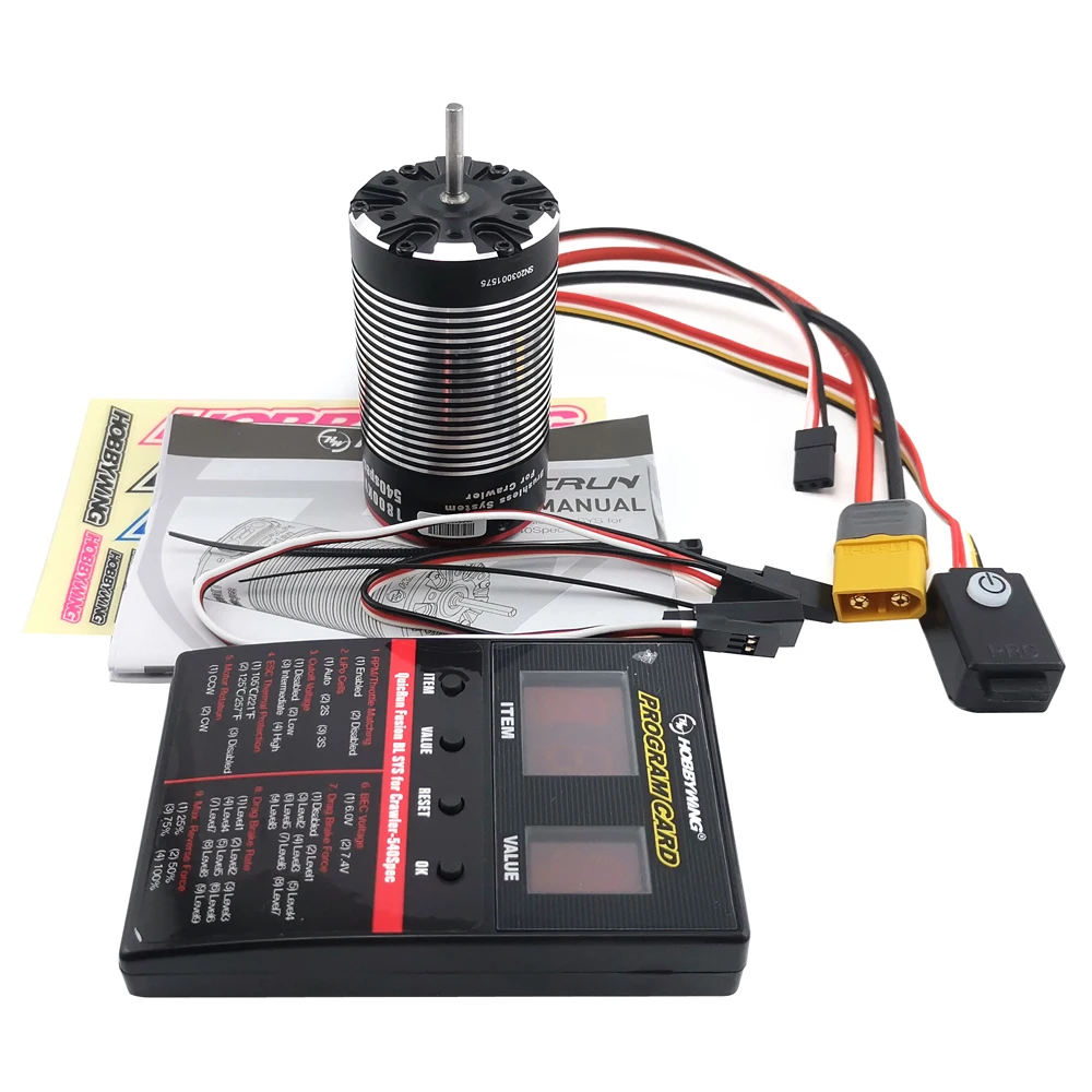 HobbyWing quirun 60A Fusion 540 2300KV бесщеточный сенсорный двигатель встроенный ESC 2 в 1 для