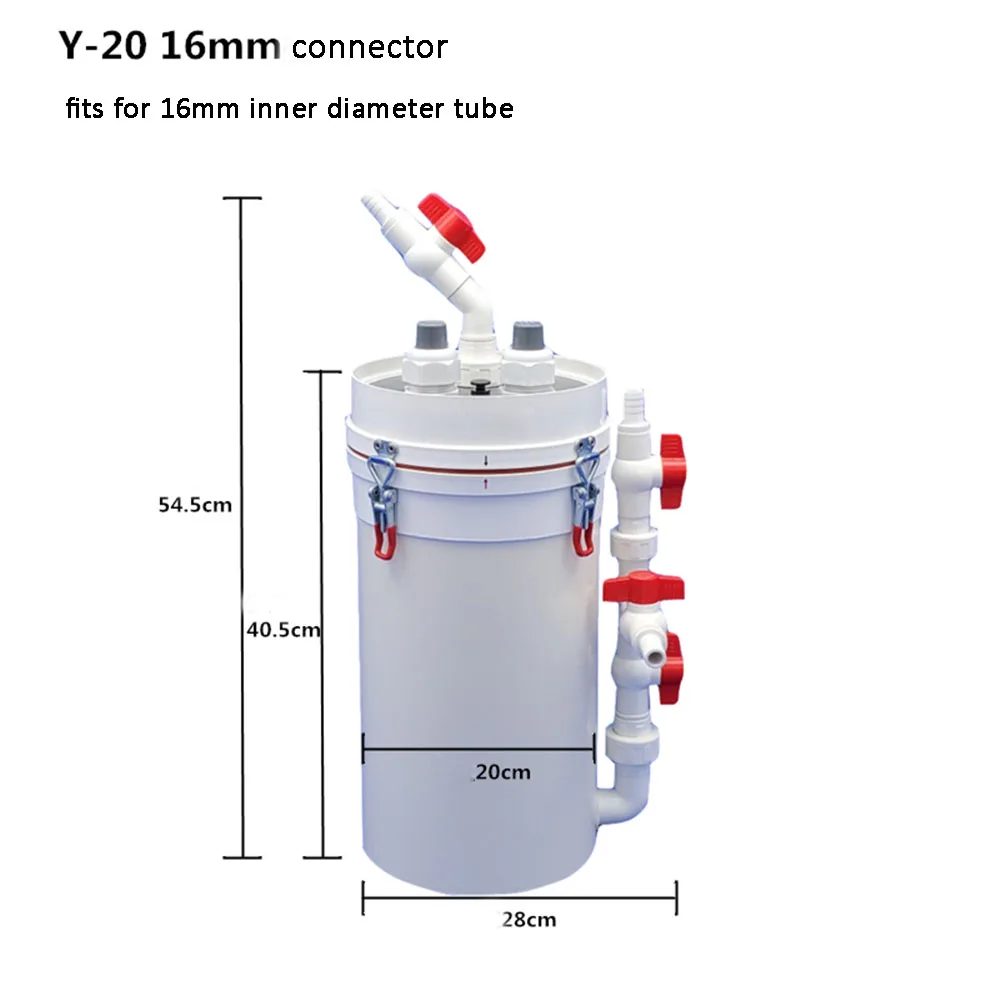 

Pre Filter for Aquarium Fish Tank External Filter Barrel Jar External Barrel Filter Sterilization Water Circulating Sterilizer
