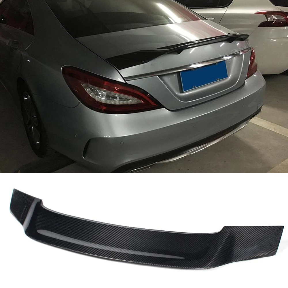 Спойлер на задний багажник из углеродного волокна/FRP для Mercedes Benz W218 CLS350 CLS400 CLS500 CLS63