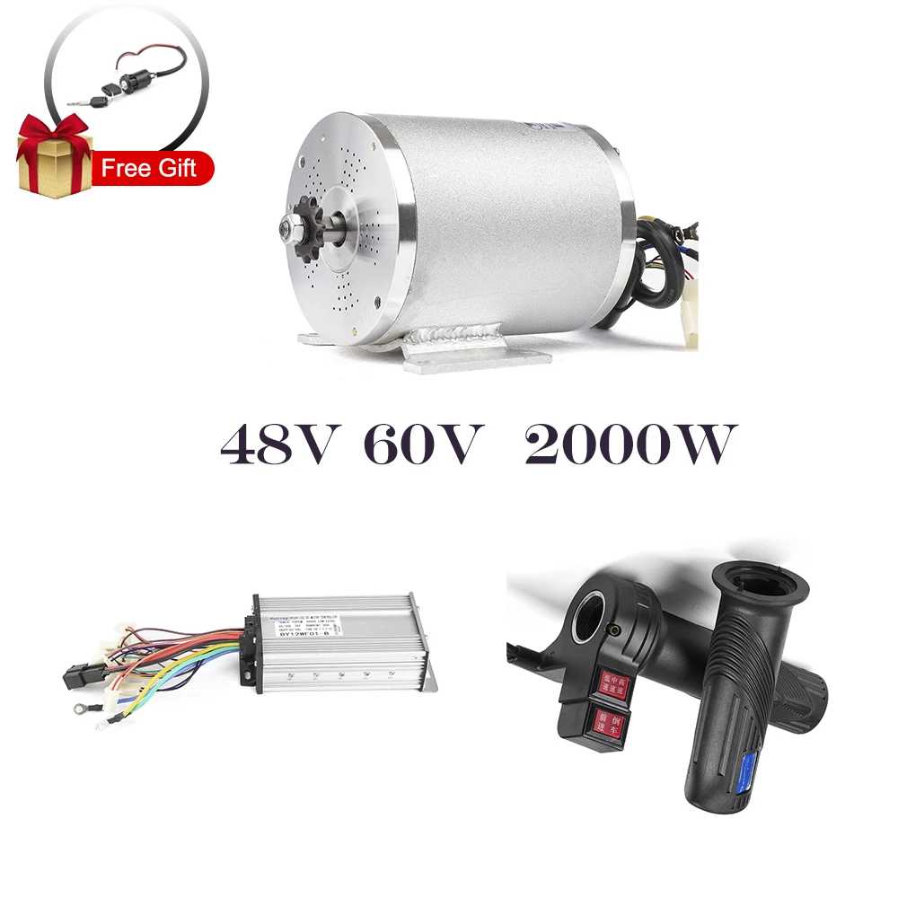48В 60В 2000W BLDC мотор электрический велосипед бесщеточный мотор для электрического транспортного средства Скорость контроллер обратный поворот дроссельной заслонки е-скутер способный преодолевать Броды