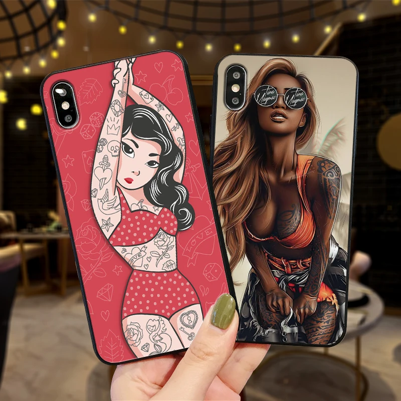 Сексуальная Татуировка еда леденец девушка чехол для телефона Xiaomi Mi 9 9T A3 Pro CC9 CC9E 8