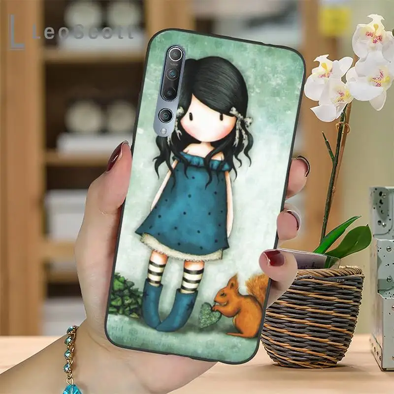 

Cartoon girl Gorjuss Phone Case For Xiaomi Redmi 4x 5 plus 6A 7 7A 8 mi8 8lite 9 note 4 5 7 8 pro