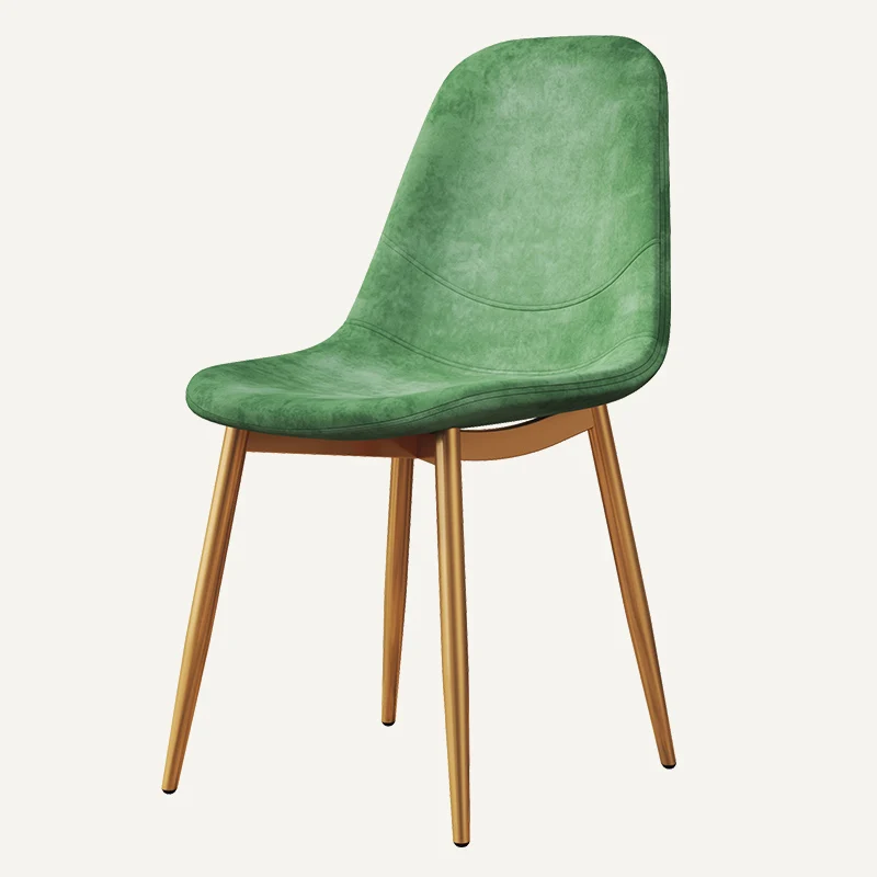 

Nordic dining chair modern minimalist home restaurant coffee leisure back stool flannel creative net red ins chair