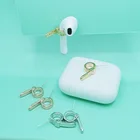Серьги-гвоздики для Airpods S925 с защитой от падения