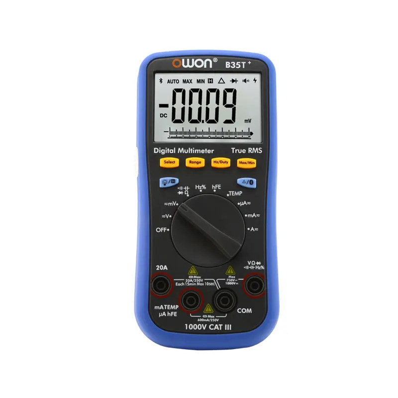Цифровой мультиметр Owon B35T + вольтметр с функцией True RMS и автоматическим выбором