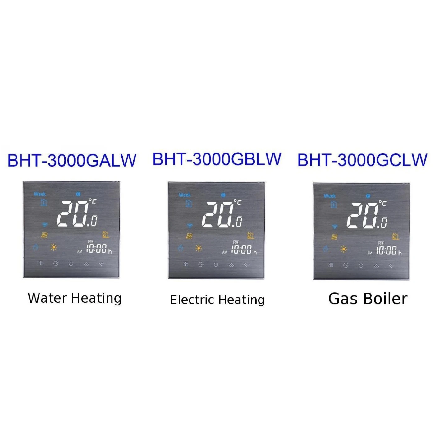 WIFI 3Speed Fan Coil Temperature Controller Programmable Touch Screen Thermostat Easy To Operate And Install |