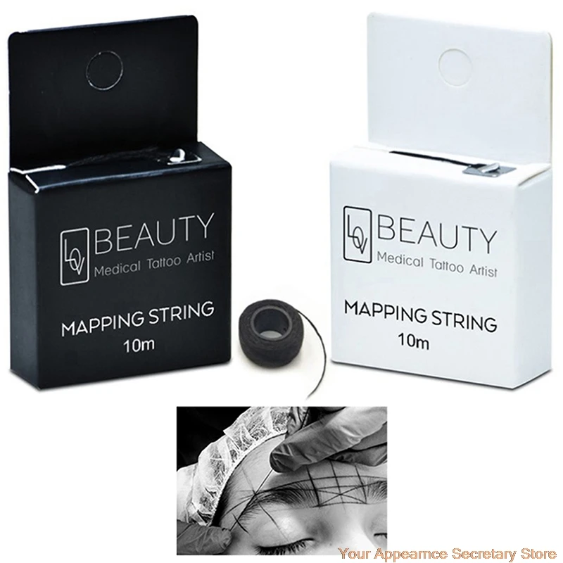 

Pre-Inked Brow Mapping Thread Strings Pigment String Tattoo Eyebrow Permanent