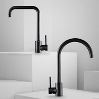 diiib stainless steel kitchen basin sink faucet tap 360 rotation hot cold mixer black tap single handle deck mount from xiaomi