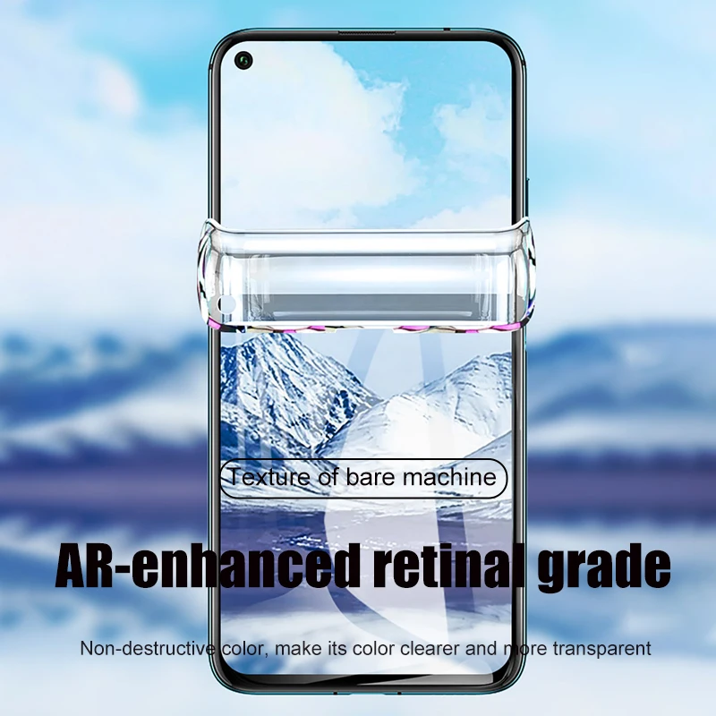 2PCS For Oukitel C21 hydrogel film Screen Protective ON 6.4" Protector Cover Film Case Not Tempered Glass | Мобильные телефоны