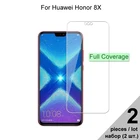 Закаленное стекло для Honor 8X HD взрывозащищенное полноэкранное Защитное стекло для Honor 8X