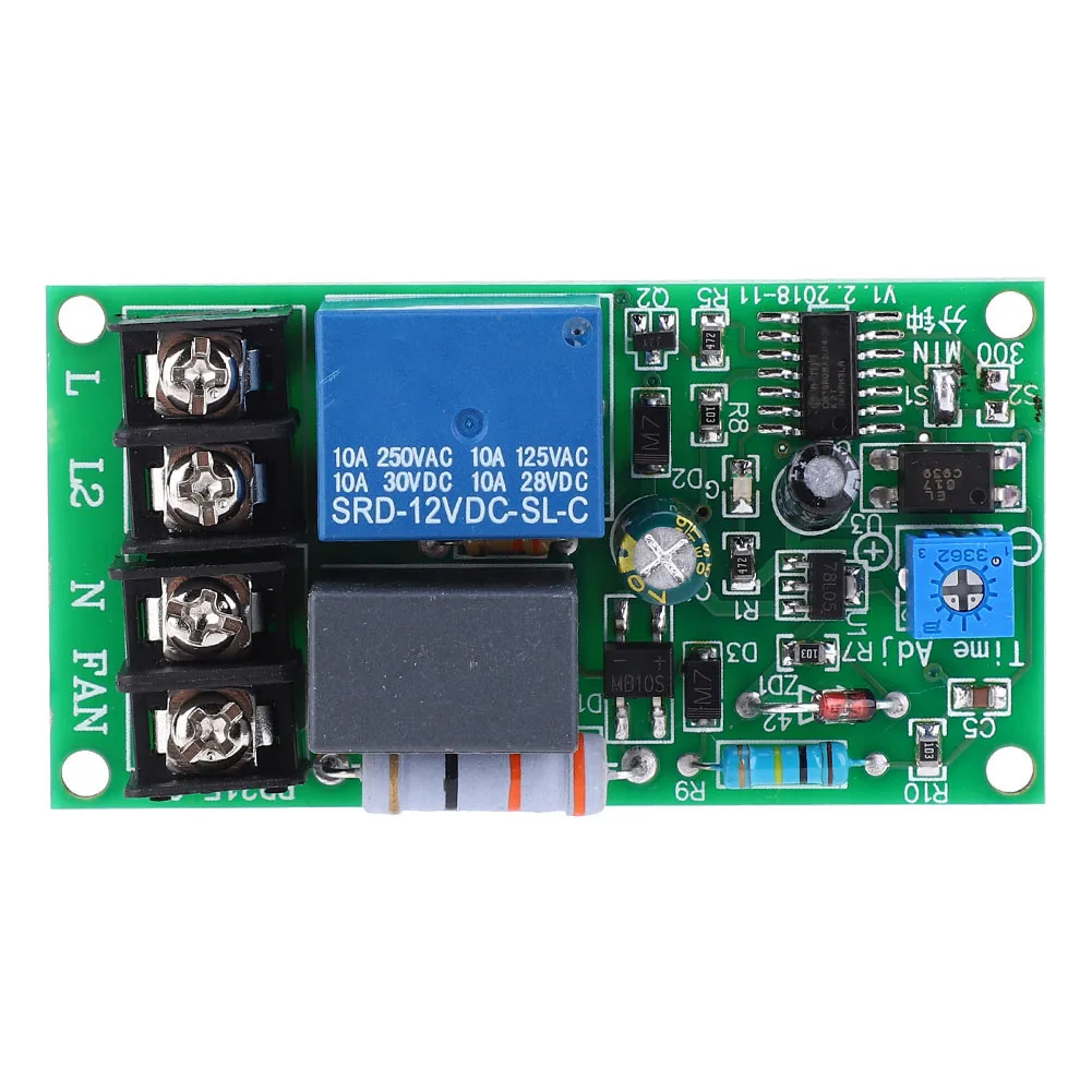 RD21F-C Relay Module Adjustable Time Switch For Heat Dissipation Of Heating System AC100-250V | Инструменты