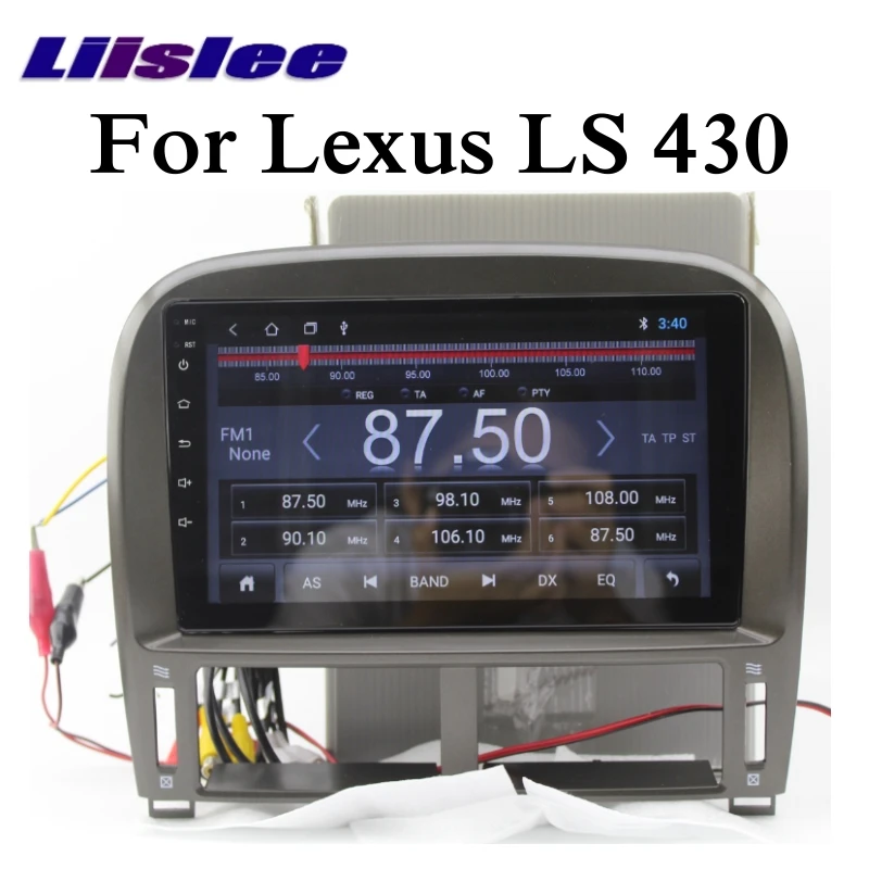 LiisLee Автомобильный мультимедийный gps Hi-Fi аудио Радио стерео для Lexus LS 430 LS430 XF30 2000~ 2006 стиль CarPlay навигация NAVI