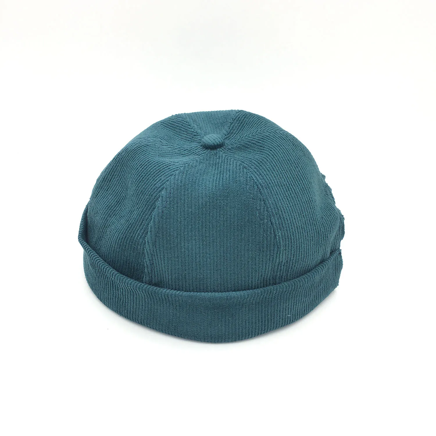 Кепка без козырька Вельветовая Повседневная Байкерская шапка в стиле моряка