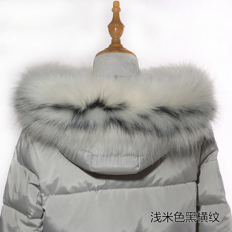 Qearlstar женский меховой воротник высокого качества модные роскошные супер большие