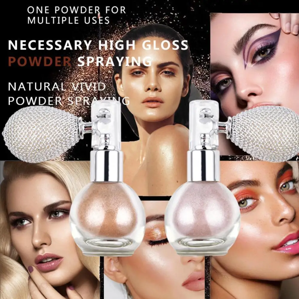 Хайлайтер для макияжа мерцающая пудра хайлайтер осветлитель лица искусственный