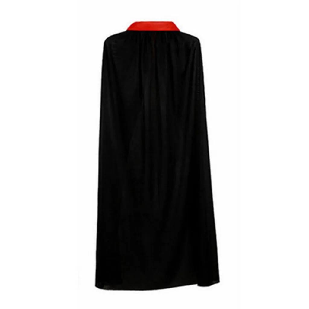 Унисекс Мужской плащ для взрослых на Хэллоуин накидка с капюшоном средневековый