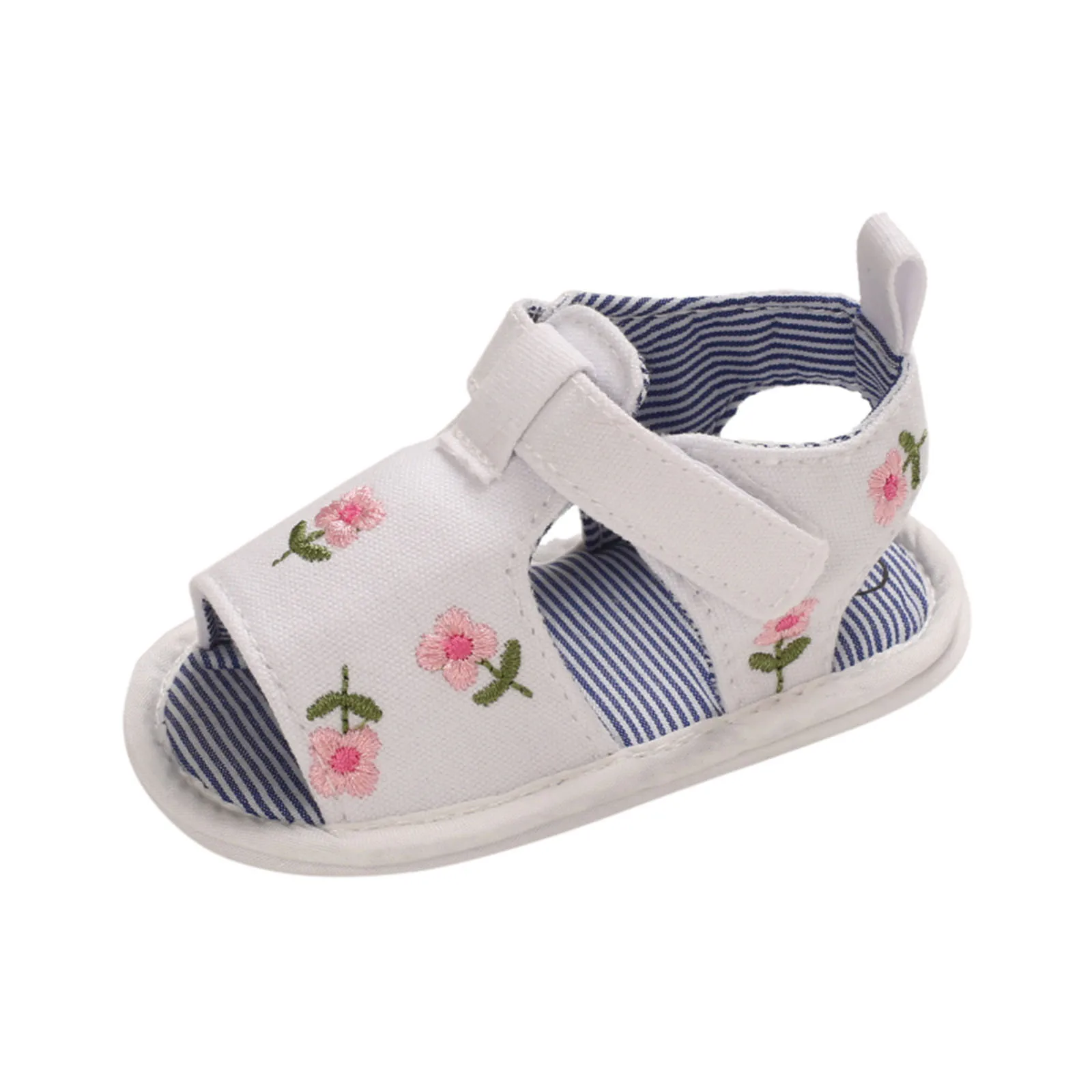 

Flower Print Casual Shoes Toddler Summer Hollow Soft Anti-Slip Crib Shoes Sandals Prewalker Beach sandals sanday dla dzieci