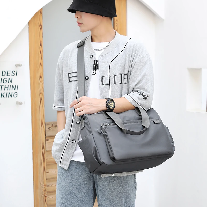 AOTIAN New Men's Shoulder Bag High Quality Boys Crossbody Bag Man Messenger Bag Nylon Male Business bolsas, Large and small