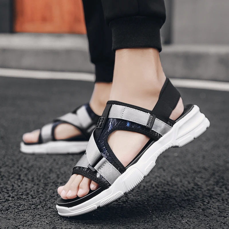 

Sandali heren transparables ete/мужские сандалии; Рабочие сандалии для занятий спортом; sandles hombre; roman outdoor uomo da casa