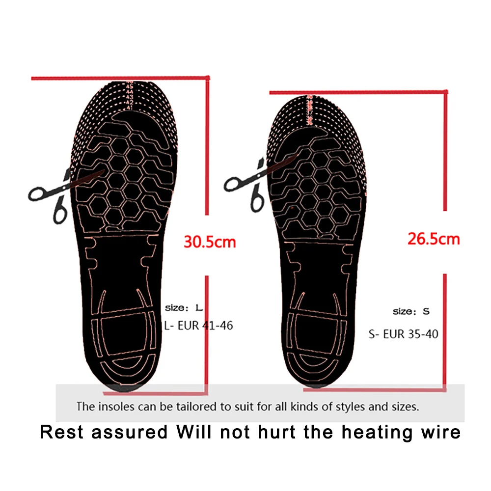 Новинка 2020 3d стельки с арочной поверхностью Подогреваемые через USB для ног