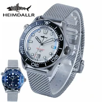 heimdallr titanium sea ghost nttd diving watch 200m water resistant nh35a automatic mechanical sapphire luminous dial wistwatch