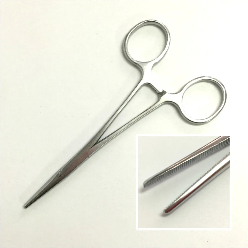 Hemostec щипцы с прямой головкой медицинский инструмент из нержавеющей стали 18 см