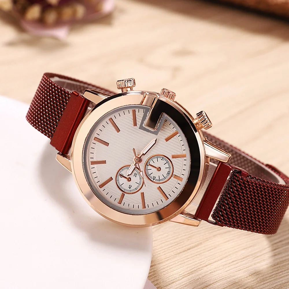 Новые простые классические женские часы без логотипа с маленьким циферблатом