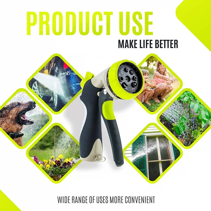 Садовые Водяные Пистолеты шланг Распылительная насадка тяжелый сопло