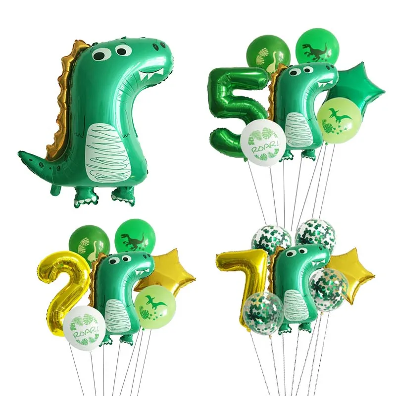 Воздушные шары в виде вечерние нозавра для вечеринки 7 шт./Лот украшение
